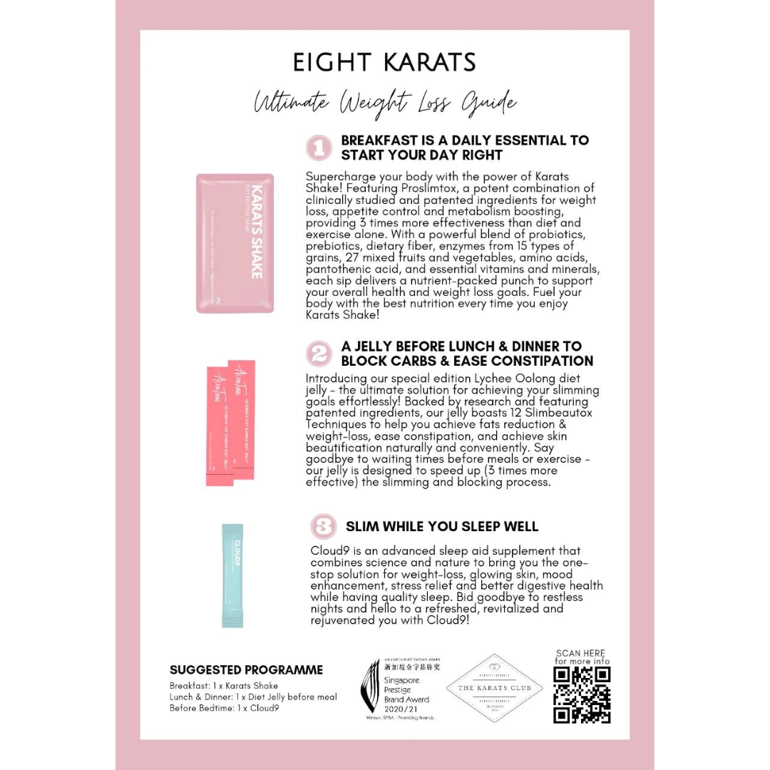 Eight Karats KARATS SHAKE Strawberry Protein Diet Shake