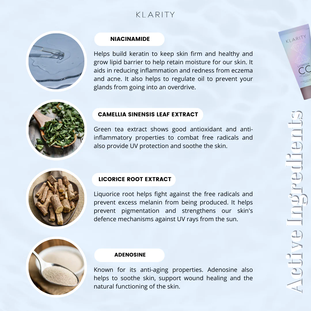 KLARITY LaserTox CC Miracle White Lotion SPF30 PA++ 100ML with PPPbiotics